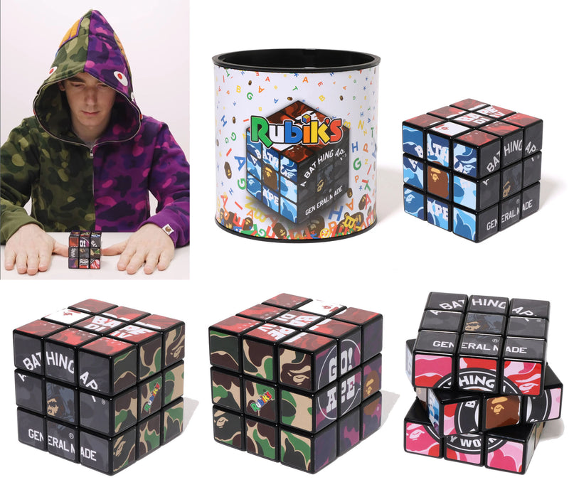 A BATHING APE BAPE x RUBIK'S CUBE