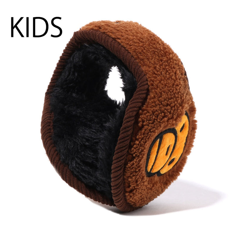 A BATHING APE BAPE KIDS MILO FACE EARMUFFS