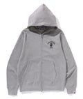 A BATHING APE OVER PRINT FULL ZIP HOODIE