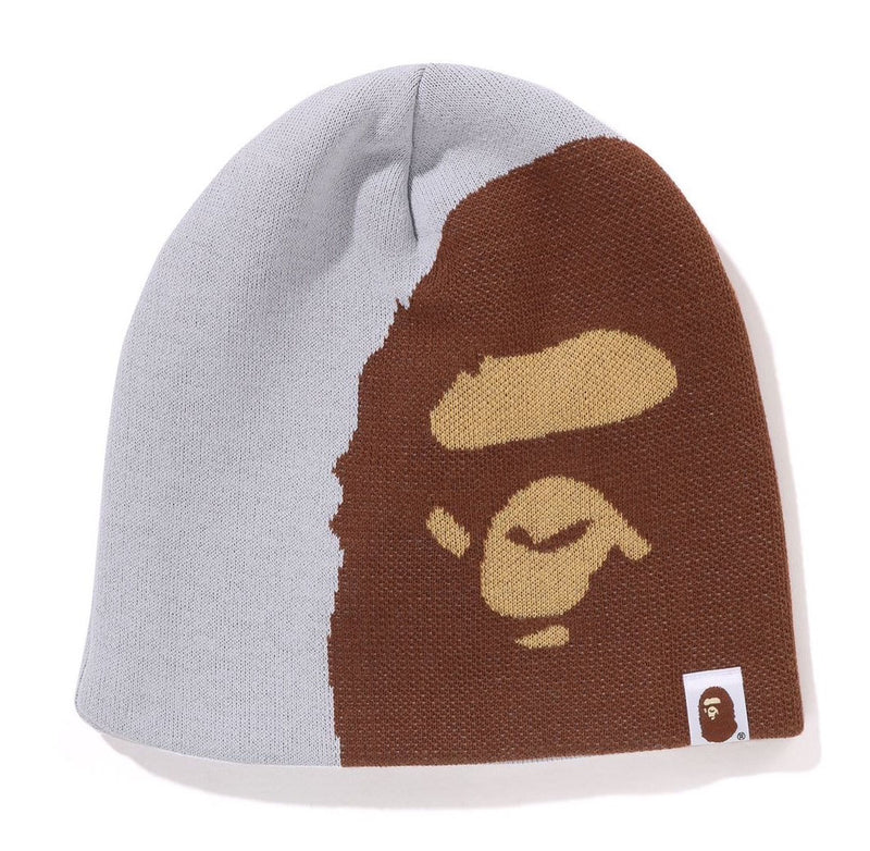 A BATHING APE APE HEAD KNIT CAP