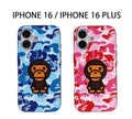 A BATHING APE ABC MILO CAMO IPHONE 16 / IPHONE 16 PLUS CASE