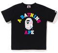 A BATHING APE BAPE KIDS NEON CAMO COLLEGE TEE