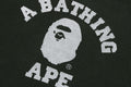 A BATHING APE COLLEGE WAFFLE CREWNECK SWEAT SHIRT