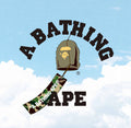 A BATHING APE JAPANESE WIND CHIMES COLLEGE TEE