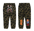 A BATHING APE 1ST CAMO SHARK SWEAT PANTS