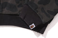 A BATHING APE 1ST CAMO HEAVY WASH CROPPED FIT ZIP HOODIE