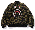 A BATHING APE 1ST CAMO SHARK MA-1 JACKET