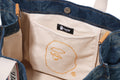 A BATHING APE SOLID CAMO DENIM 2WAY TOTE BAG