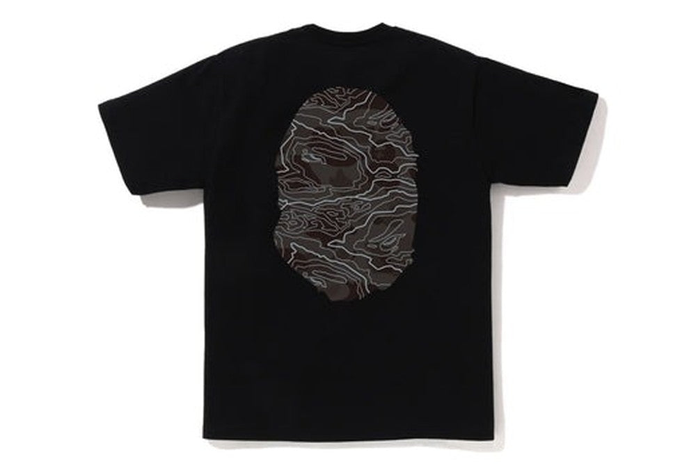 A BATHING APE LAYERED LINE CAMO BIG APE HEAD TEE – happyjagabee store