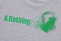 A BATHING APE WATER PRINT LOGO RELAXED FIT TEE