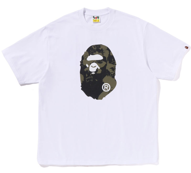 A BATHING APE SHARK SEIJIN APE HEAD RELAXED FIT TEE