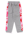 A BATHING APE BAPE KIDS ABC CAMO ONE POINT SWEAT PANTS