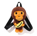 A BATHING APE BAPE KIDS BABY MILO BANANA PLUSH DOLL DAYPACK