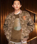 A BATHING APE ASIA CAMO BOMBER JACKET