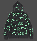 A BATHING APE CITY CAMO SHARK FULL ZIP HOODIE