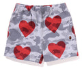 A BATHING APE Ladies' I LOVE BAPE SWEAT SHORTS