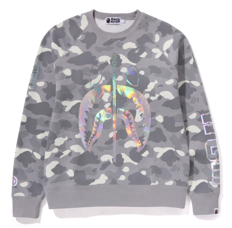 A BATHING APE CITY CAMO SHARK CREWNECK