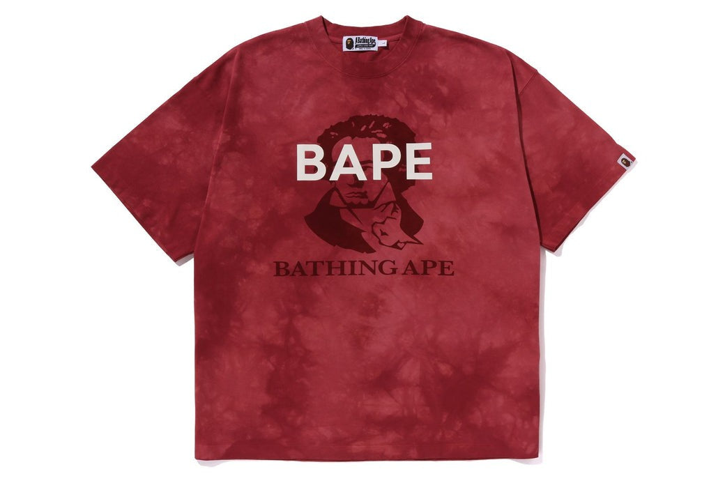 A BATHING APE TIE DYE BATHING APE TEE ( RELAXED FIT