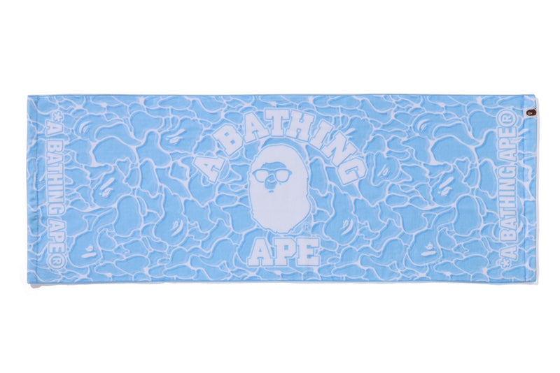 A BATHING APE ABC SEA SURFACE CAMO BEACH TOWEL