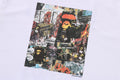 A BATHING APE BAPE FLYER PATTERN PRINT TEE