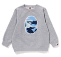 A BATHING APE BAPE KIDS ABC CAMO BOA PATCH CREWNECK SWEAT SHIRT