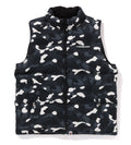 A BATHING APE CITY CAMO REVERSIBLE DOWN VEST ( Glow in the dark )