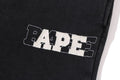 A BATHING APE VINTAGE WASHED COLLEGE PATCH SWEAT PANTS