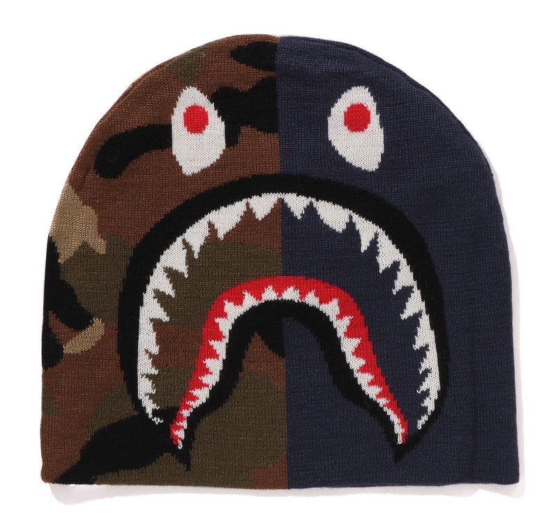 A BATHING APE 1ST SHARK KNIT CAP