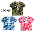 A BATHING APE Ladies' ABC CAMO COLLEGE MINI TEE