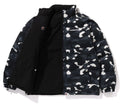 A BATHING APE CITY CAMO REVERSIBLE DOWN JACKET ( Glow in the dark )