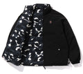 A BATHING APE CITY CAMO REVERSIBLE DOWN JACKET ( Glow in the dark )