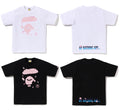 A BATHING APE SAKURA APE FACE TEE