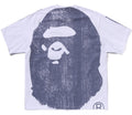 A BATHING APE WATER PRINT COLLEGE RELAXED FIT TEE