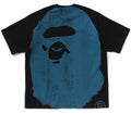 A BATHING APE WATER PRINT COLLEGE RELAXED FIT TEE