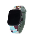 A BATHING APE MAP CAMO WATCH BAND FOR APPLE WATCH