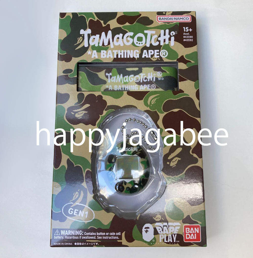 A BATHING APE BAPE x TAMAGOTCHI ABC CAMO ORIGINAL TAMAGOTCHI w/ ABC CAMO  STRAP