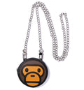 A BATHING APE Ladies' MILO FACE PU LEATHER MINI SHOULDER BAG