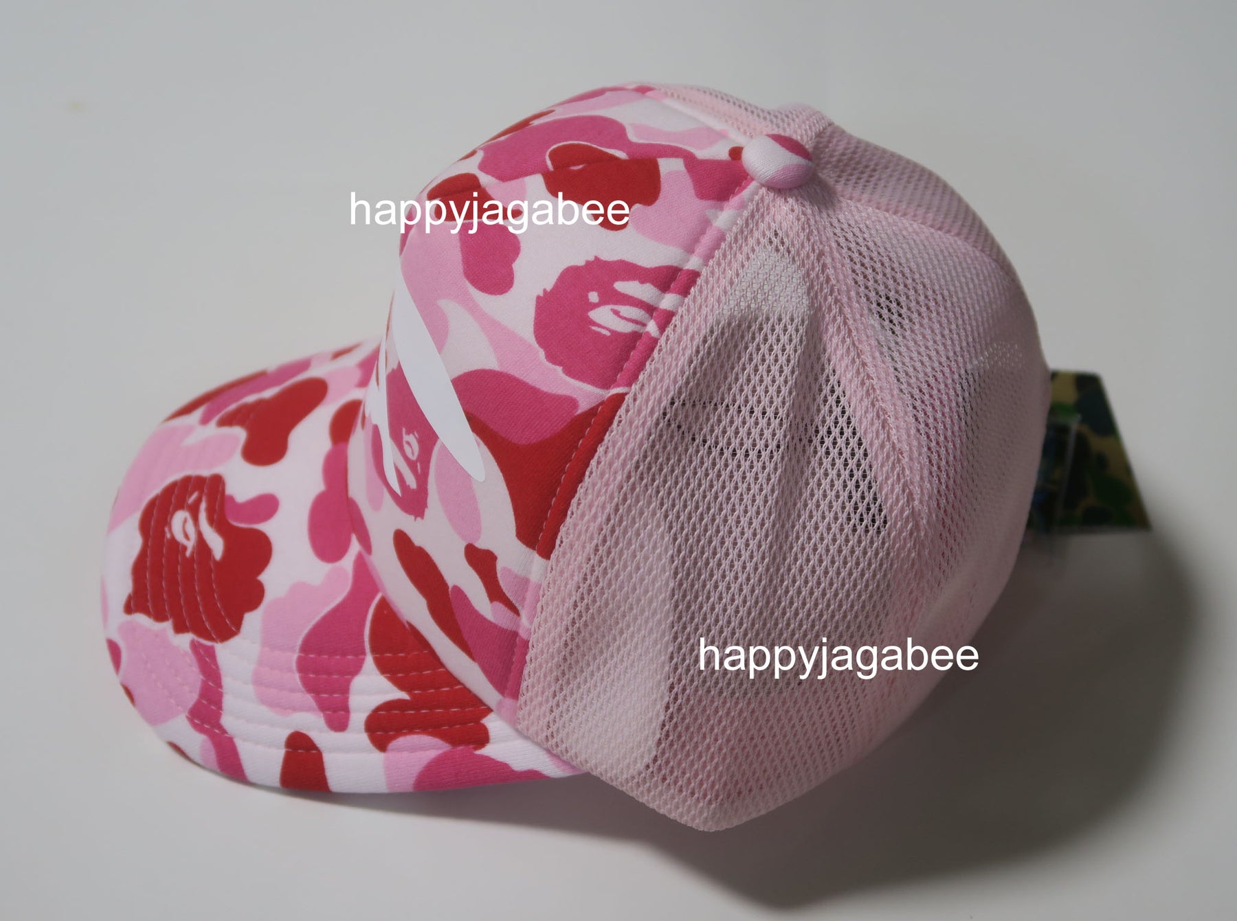 A BATHING APE ABC CAMO APE FACE MESH CAP – happyjagabee store