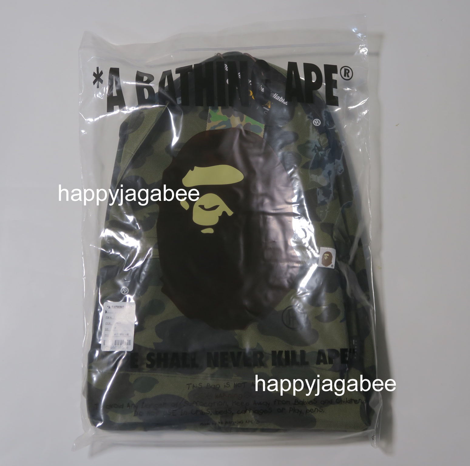 A BATHING APE 1ST CAMO CORDURA DAY PACK