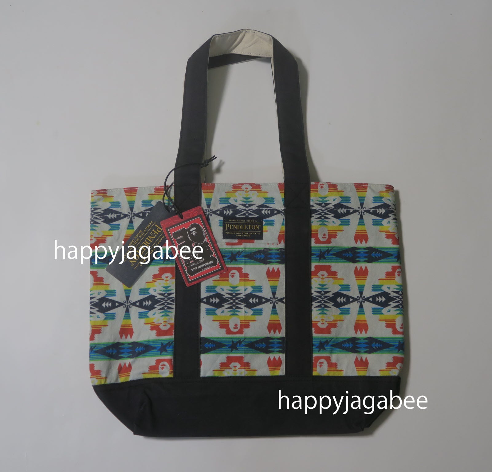 A BATHING APE BAPE x PENDLETON TOTE BAG