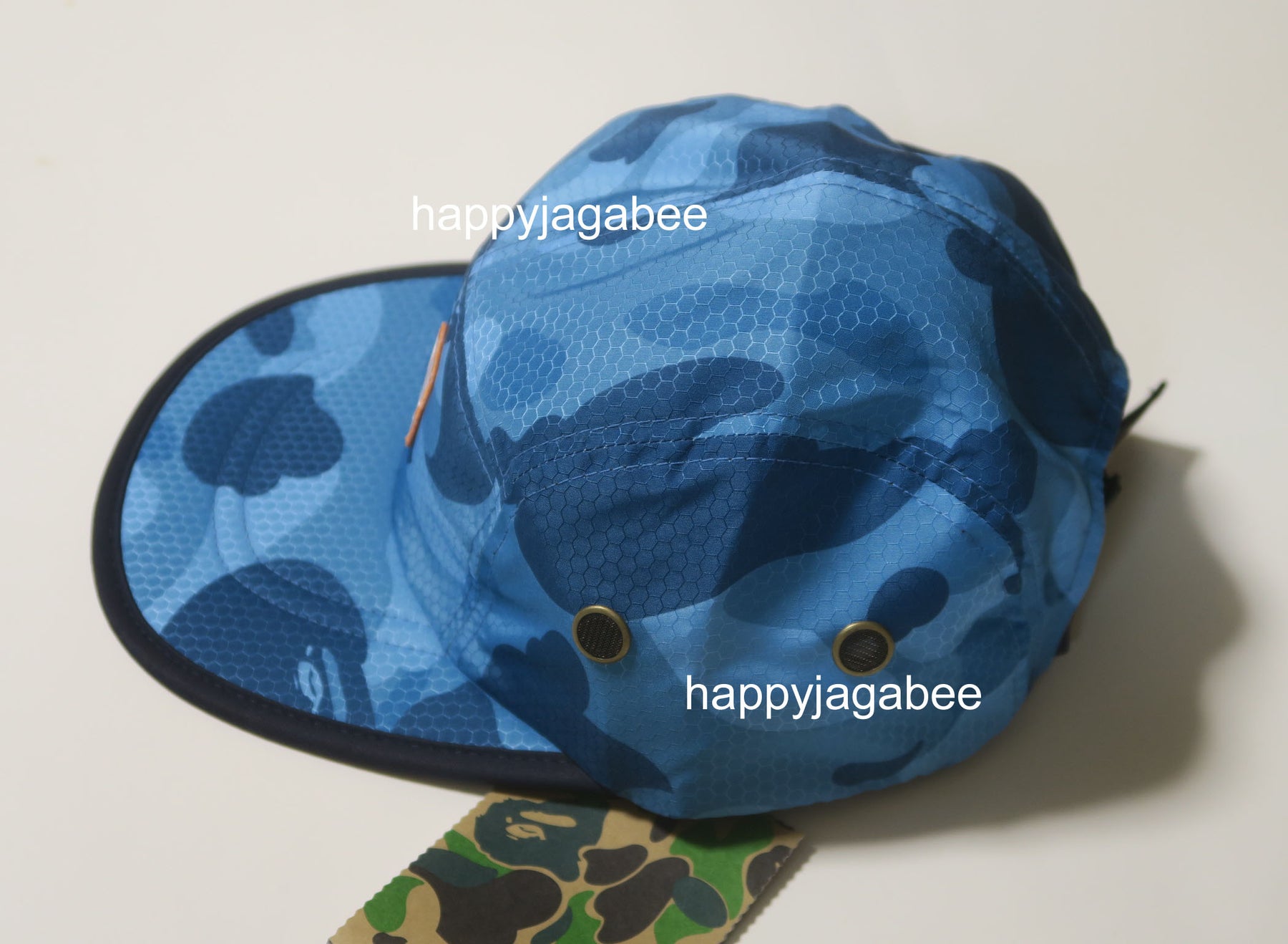 A BATHING APE HONEYCOMB CAMO JET CAP