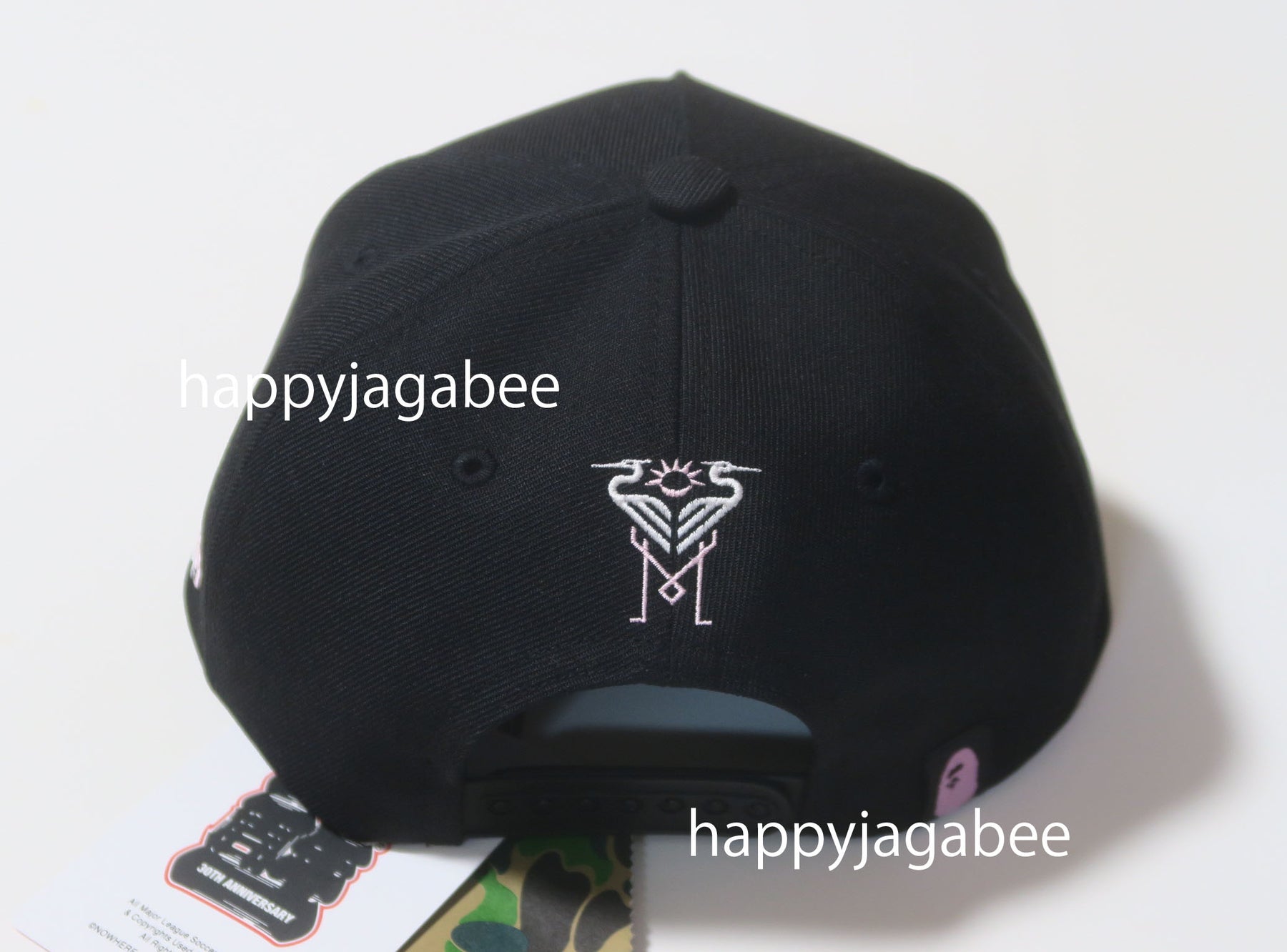 A BATHING APE BAPE x INTER MIAMI CF SNAP BACK CAP