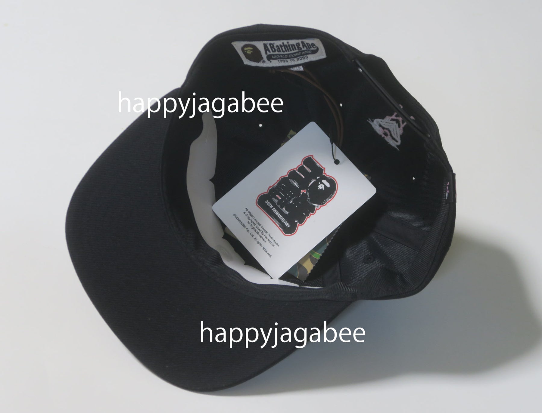 A BATHING APE BAPE x INTER MIAMI CF SNAP BACK CAP