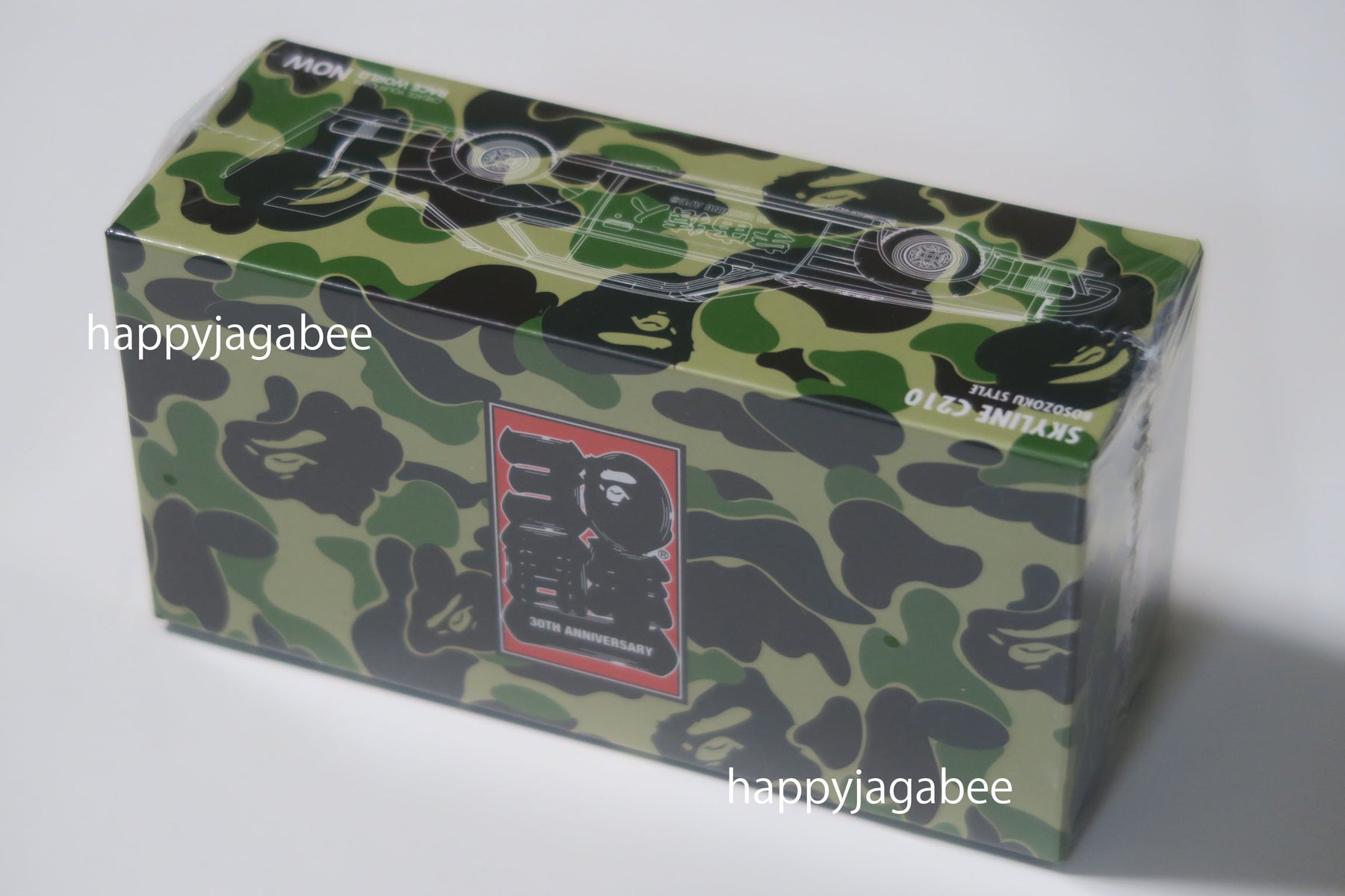 A BATHING APE BAPE x POPRACE BOSOZOKU MODEL CAR SKYLINE C210 30TH  ANNIVERSARY