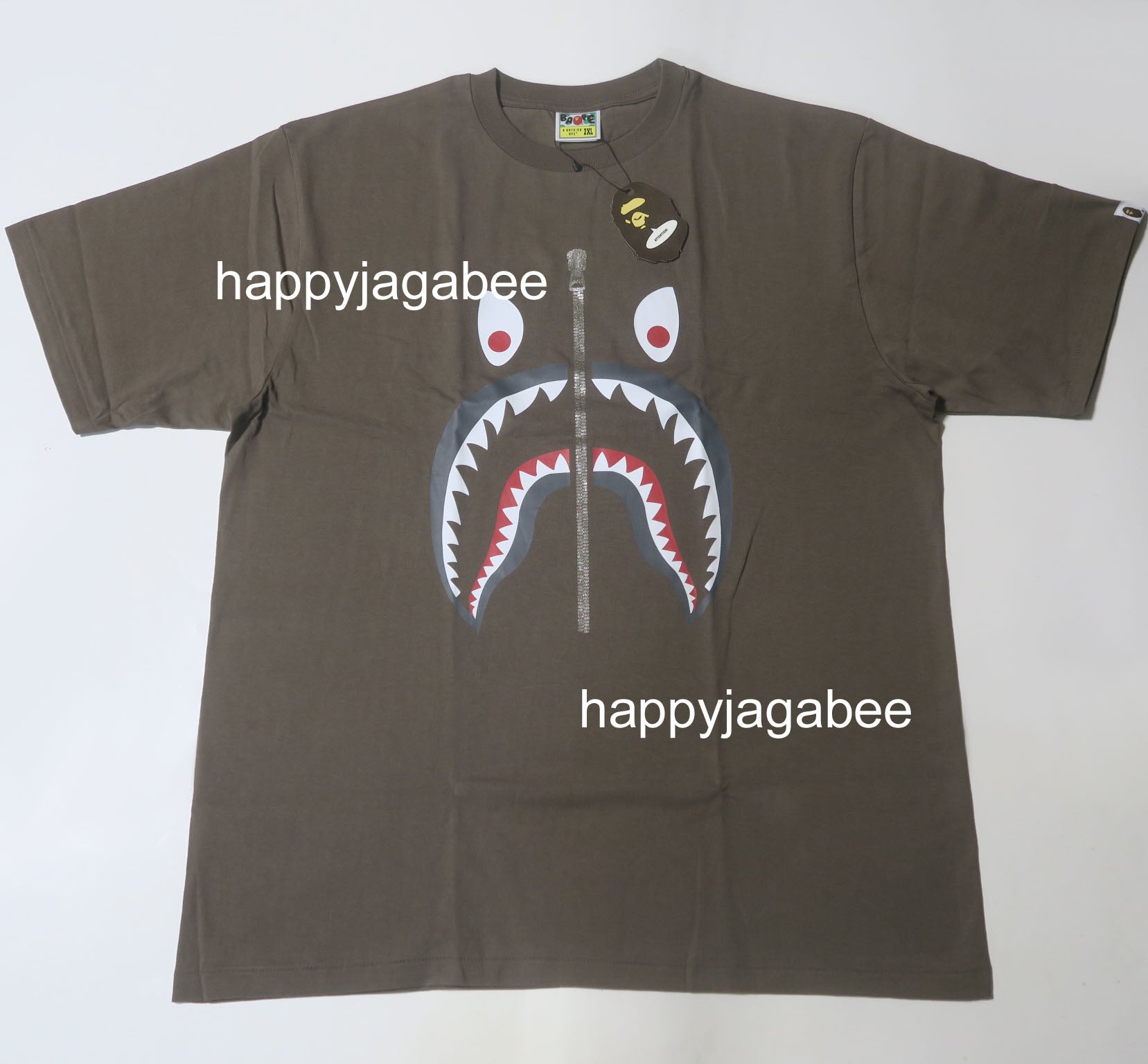 A BATHING APE MAD SHARK TEE