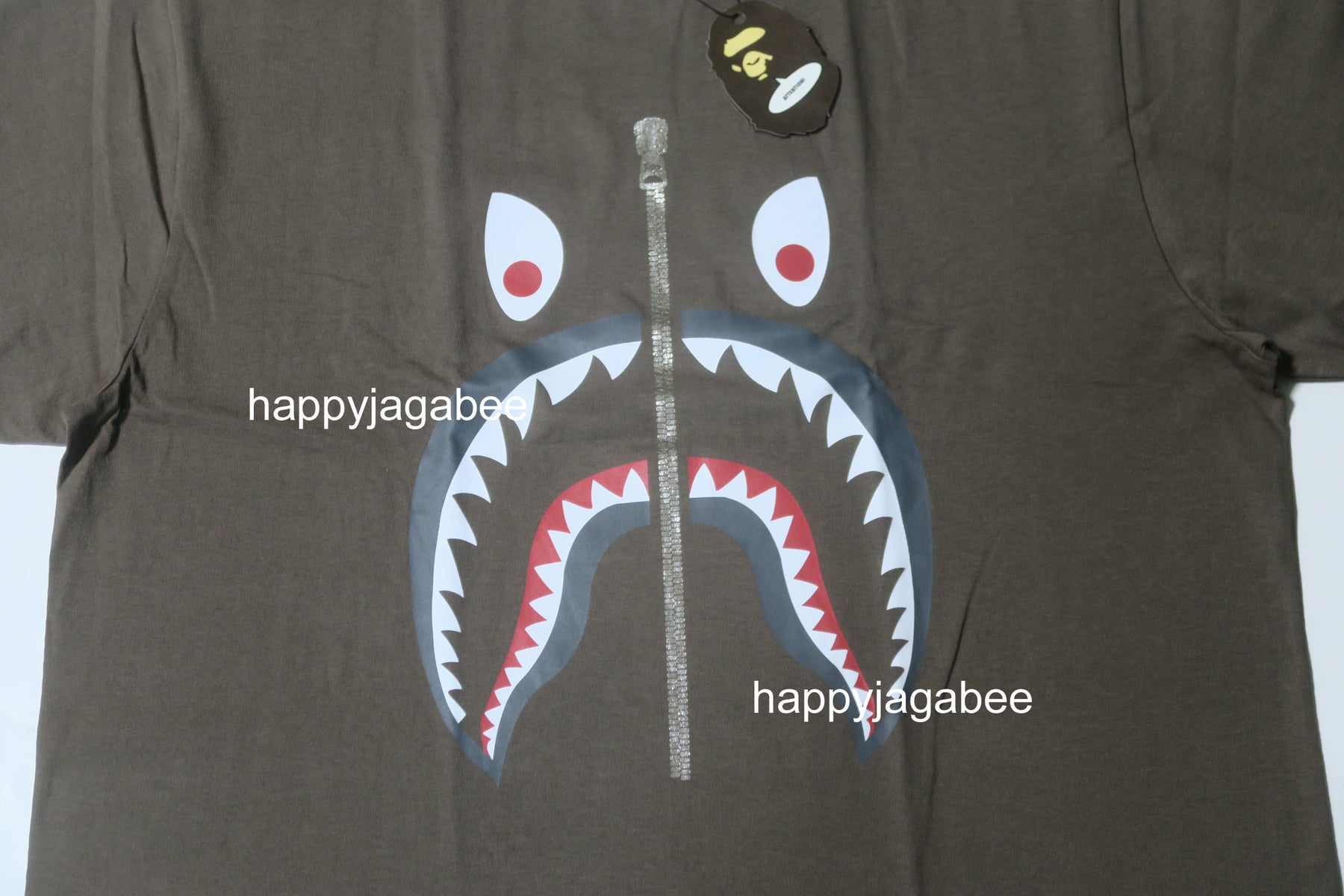 A BATHING APE MAD SHARK TEE