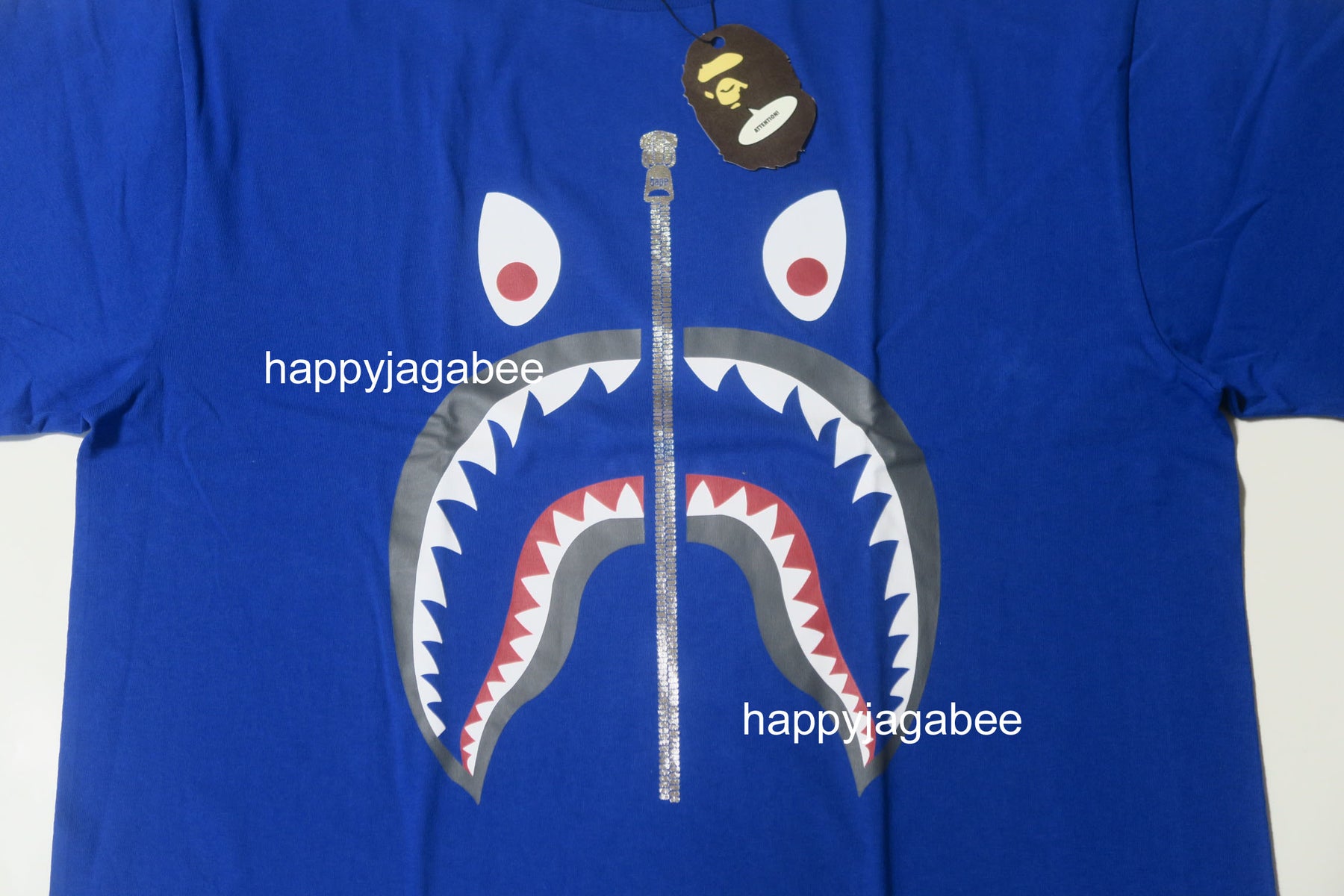 A BATHING APE MAD SHARK TEE