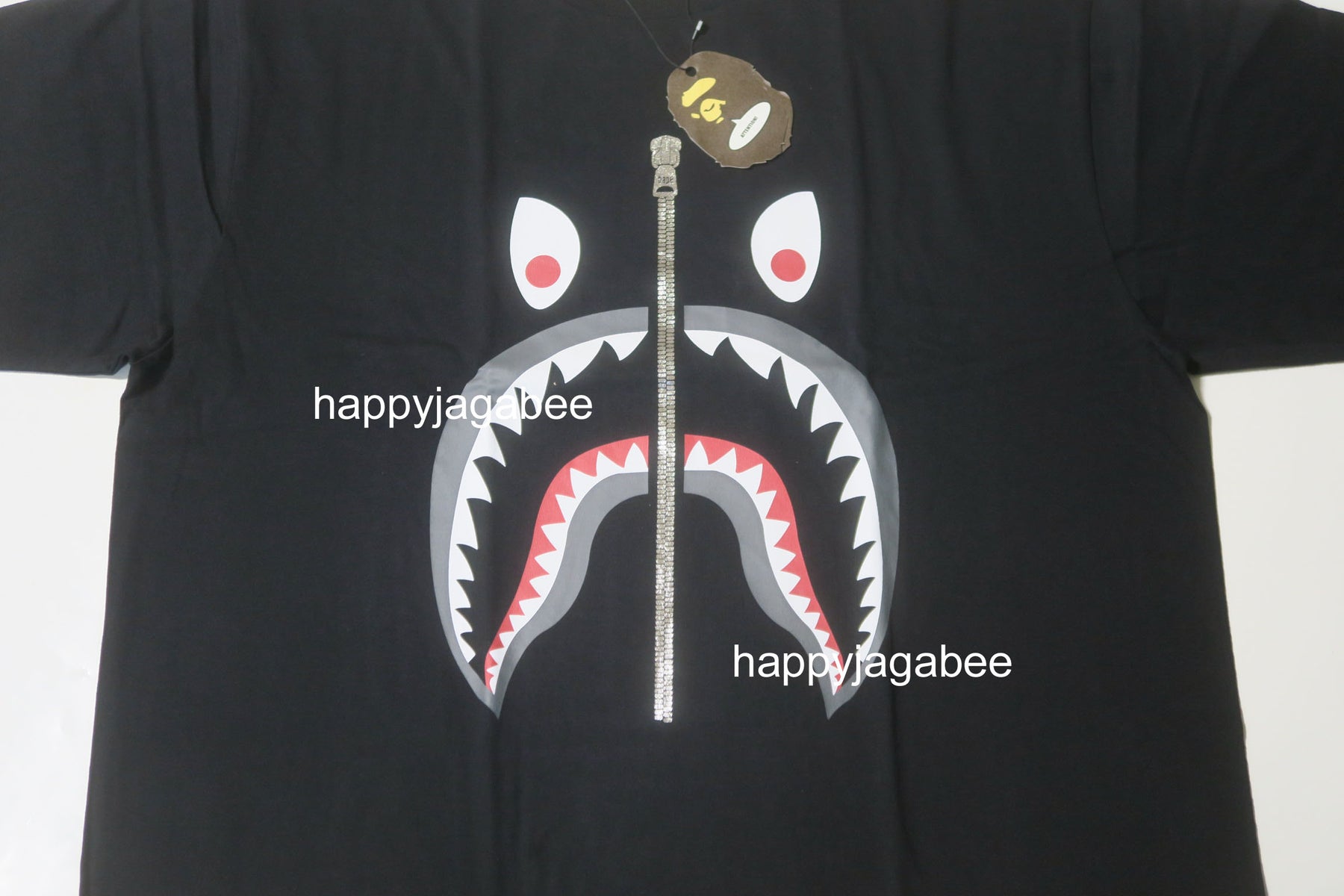 A BATHING APE MAD SHARK TEE