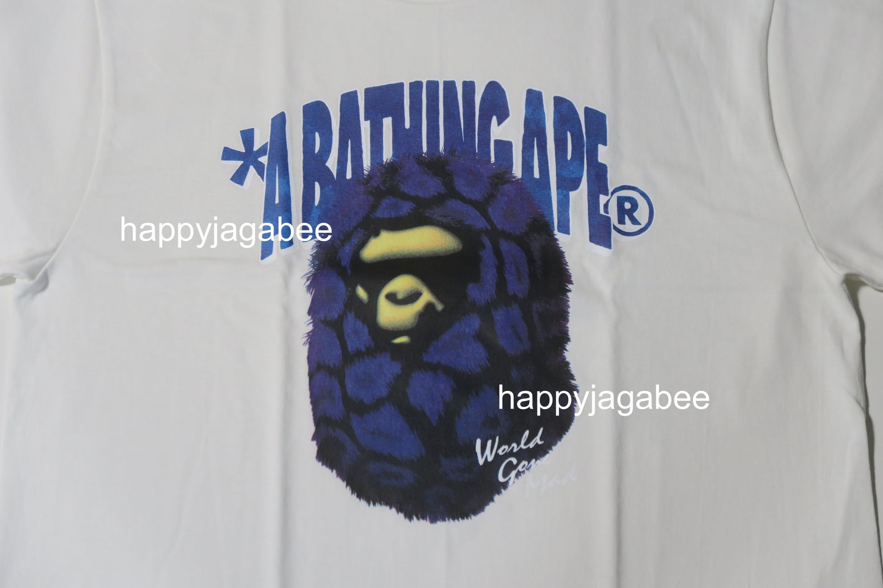 A BATHING APE FUR APE HEAD TEE – happyjagabee store