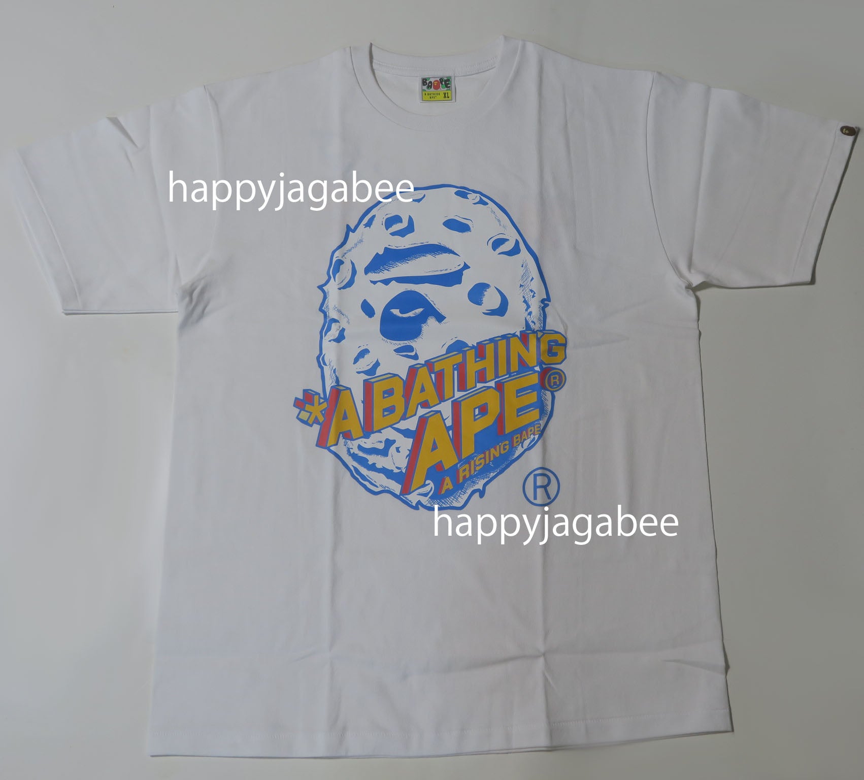 A BATHING APE MOON APE HEAD TEE